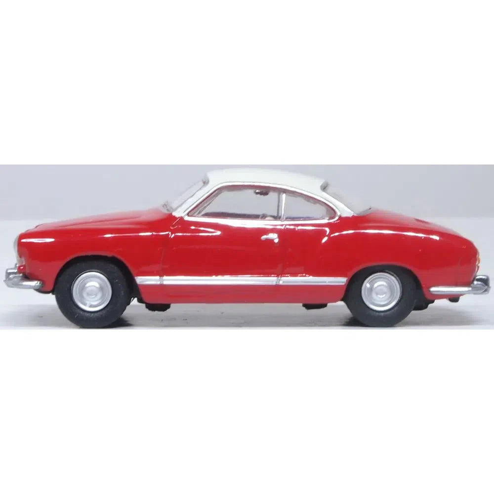 1/76 VW Karmann Ghia Henna Red And Pearl White