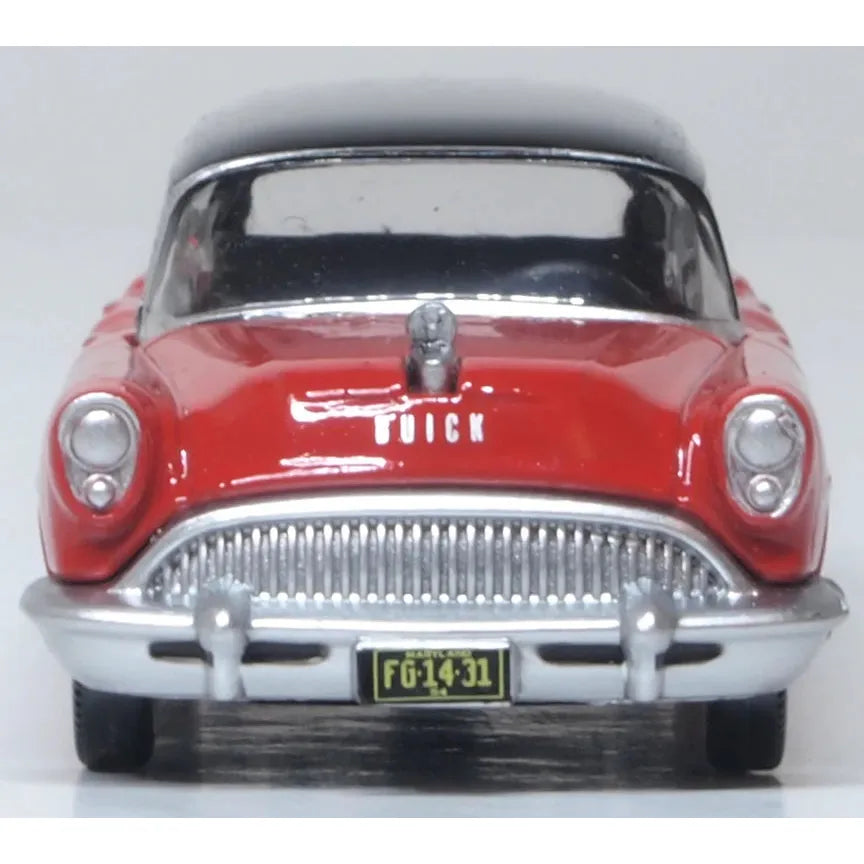 1/87 1954 Buick Century Estate Wagon - Matador Red/Carlsbad Black