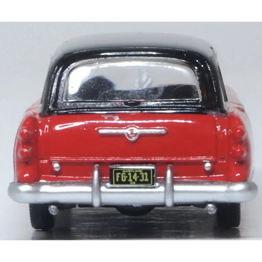 1/87 1954 Buick Century Estate Wagon - Matador Red/Carlsbad Black