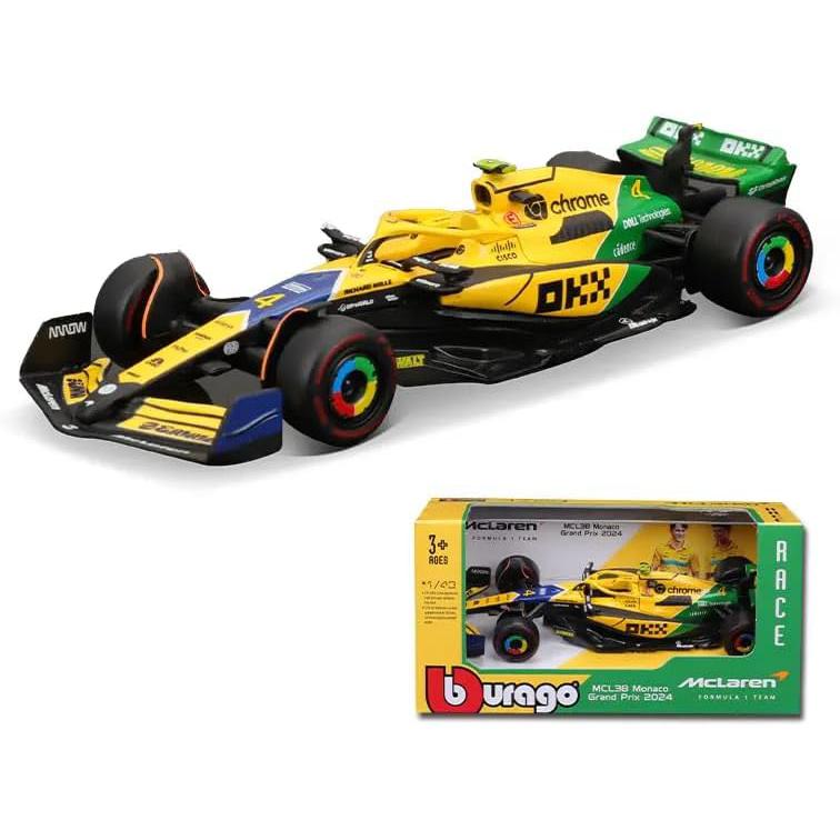 1/43 2024 McLaren F1 Senna Livery Driver #4 Norris WB