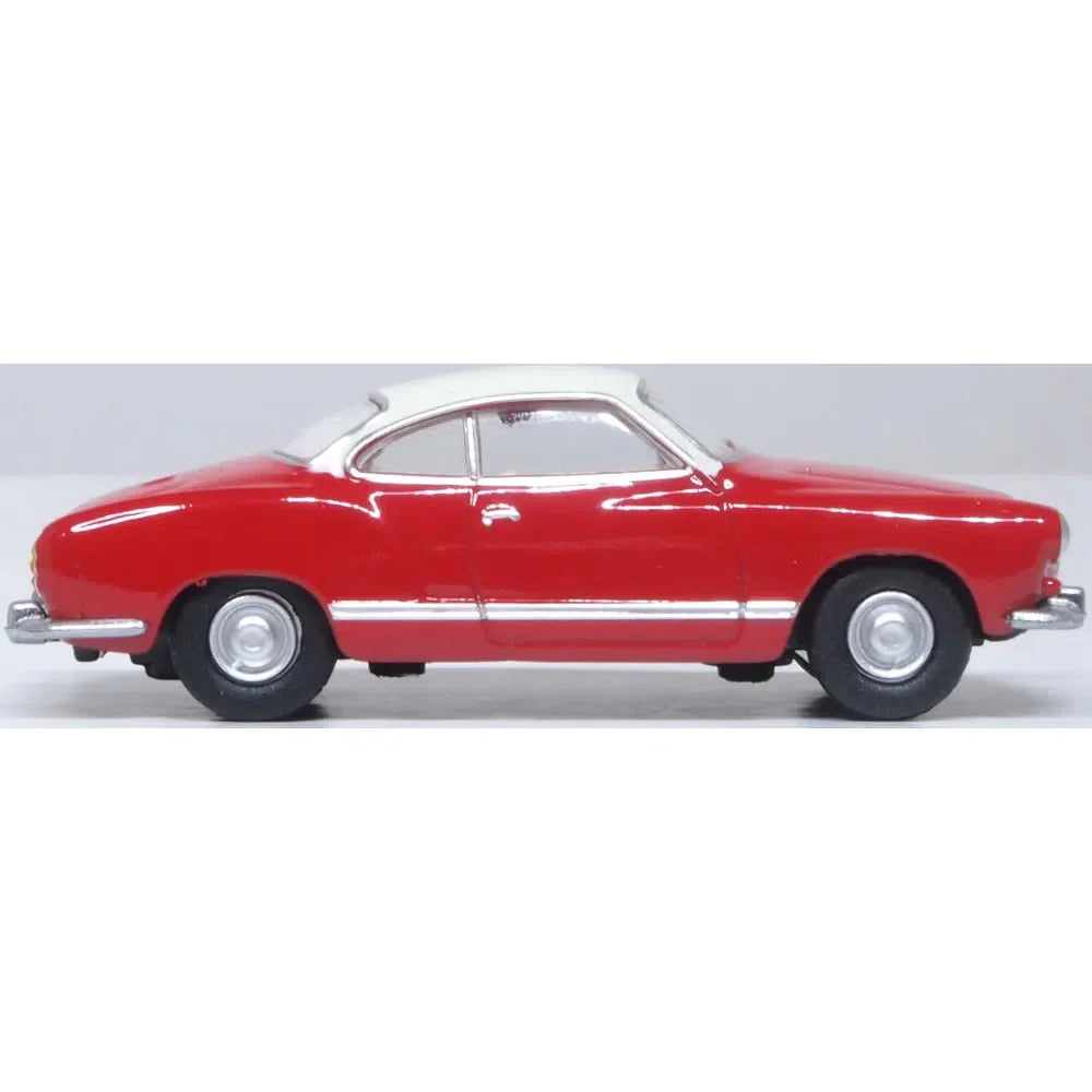 1/76 VW Karmann Ghia Henna Red And Pearl White