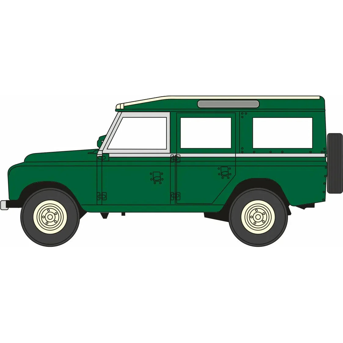 1/76 Land Rover Series II Station Wagon Bronze Green