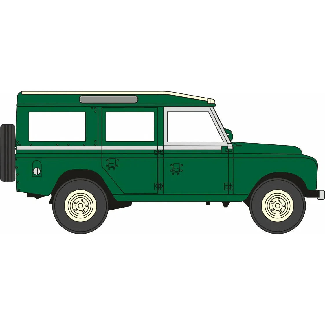 1/76 Land Rover Series II Station Wagon Bronze Green