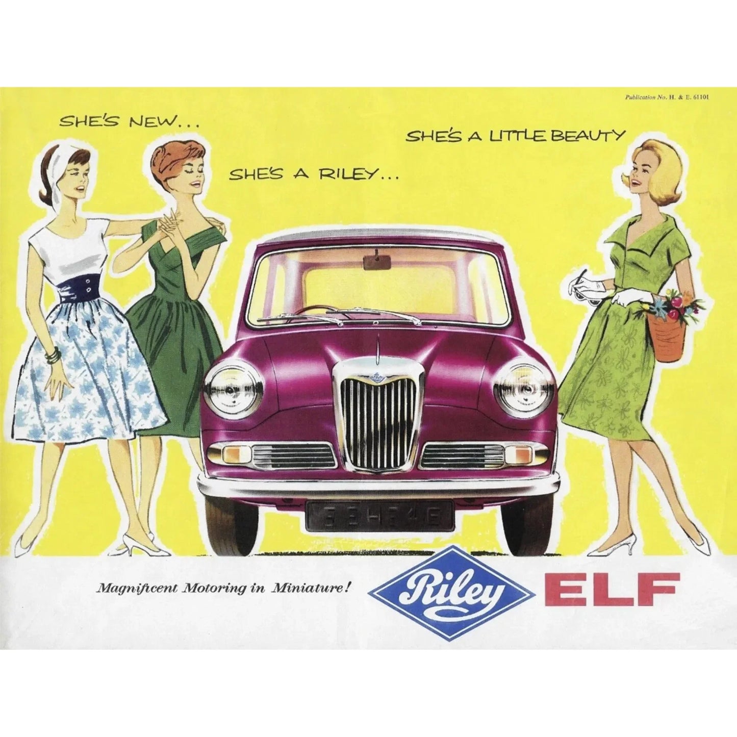 1/76 Riley Elf Cumberland Green/Old Englsh White