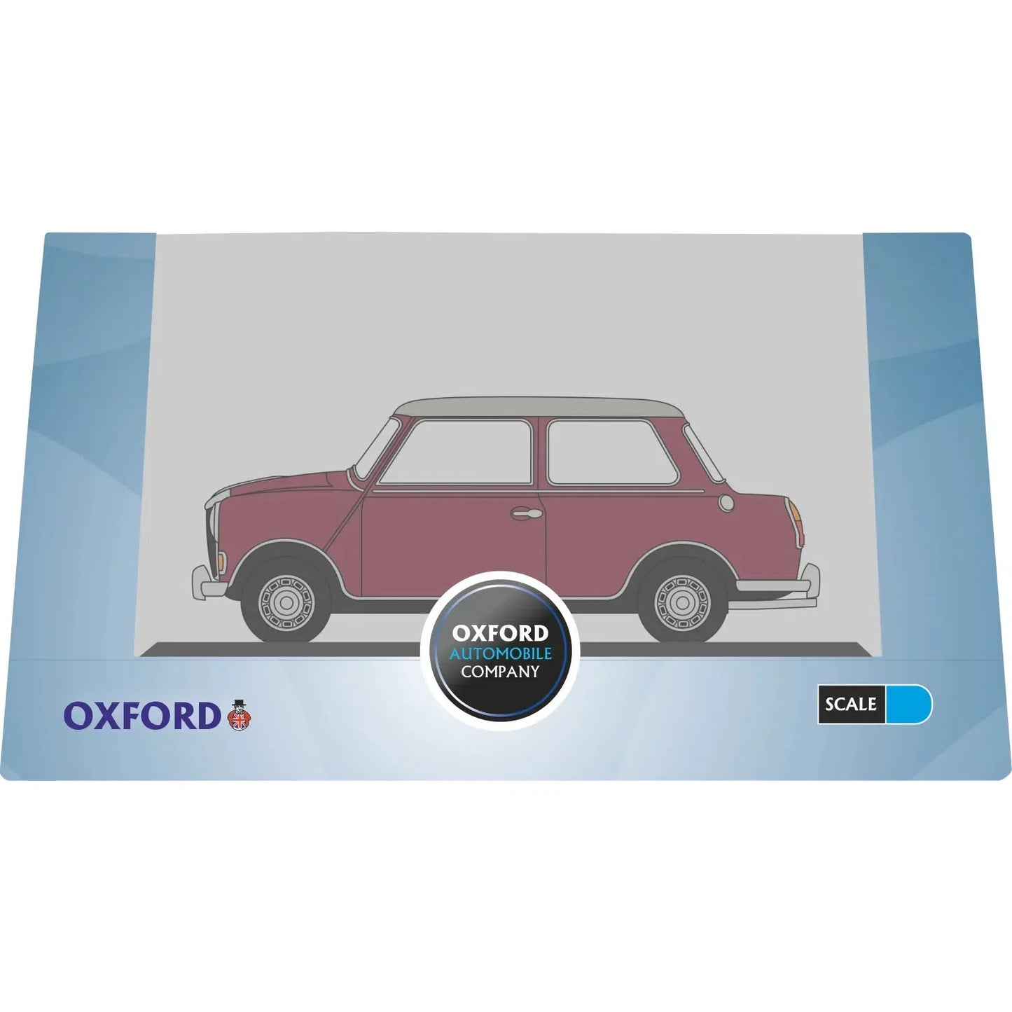 1/76 Riley Elf MKIII Damask Red/Whitehall Beige