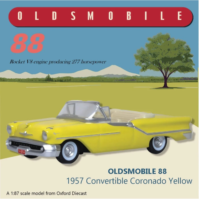 1/87 Oldsmobile 88 Convertible 1957 Coronado Yellow