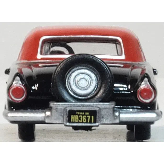 1/87 Ford Thunderbird Raven Black/Fiesta Red 1956