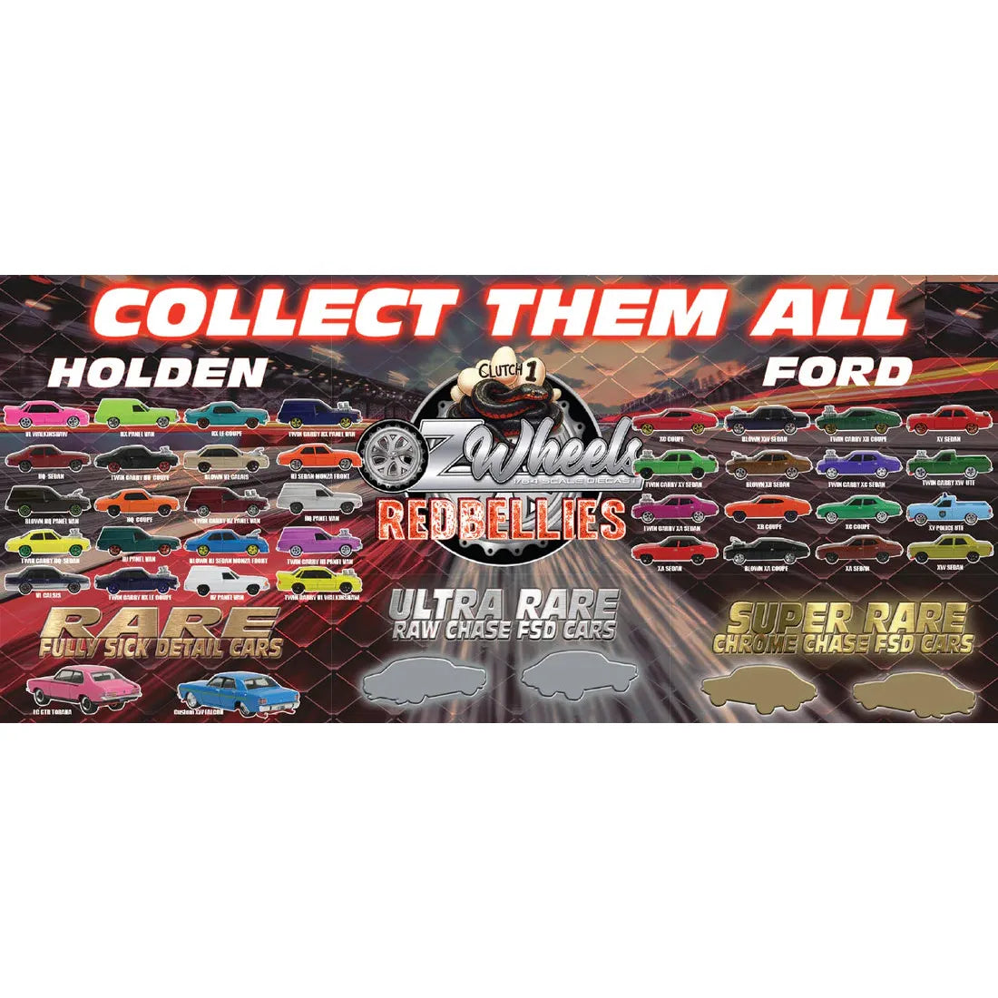 1/64 R1 OZ Wheels Red Bellies Mystery Box 1pc
